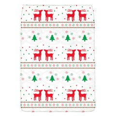 Red Green And Blue Christmas Themed Illustration Removable Flap Cover (s)