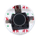 Red Green And Blue Christmas Themed Illustration On-the-Go Memory Card Reader Back