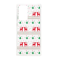 Red Green And Blue Christmas Themed Illustration Samsung Galaxy Note 20 Ultra Tpu Uv Case by Paksenen