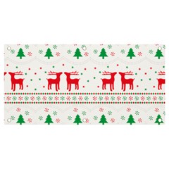 Red Green And Blue Christmas Themed Illustration Banner And Sign 4  X 2 