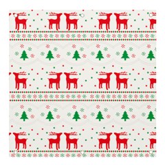 Red Green And Blue Christmas Themed Illustration Banner And Sign 4  X 4 