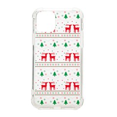 Red Green And Blue Christmas Themed Illustration Iphone 11 Pro 5 8 Inch Tpu Uv Print Case by Paksenen