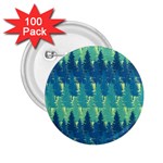 Christmas Trees Pattern Digital Paper Seamless 2.25  Buttons (100 pack)  Front