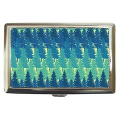 Christmas Trees Pattern Digital Paper Seamless Cigarette Money Case