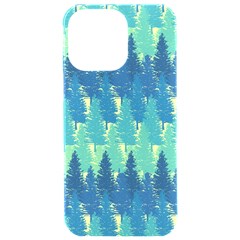 Christmas Trees Pattern Digital Paper Seamless Iphone 15 Pro Max Black Uv Print Pc Hardshell Case by Paksenen