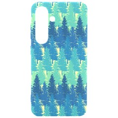 Christmas Trees Pattern Digital Paper Seamless Samsung Galaxy S24 6 2 Inch Black Tpu Uv Case