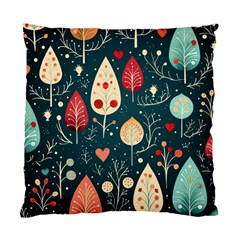 Christmas Tree Pattern Standard Cushion Case (one Side)