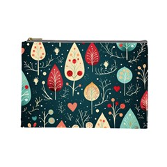 Christmas Tree Pattern Cosmetic Bag (large)