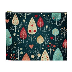 Christmas Tree Pattern Cosmetic Bag (xl)