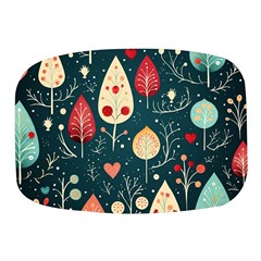 Christmas Tree Pattern Mini Square Pill Box