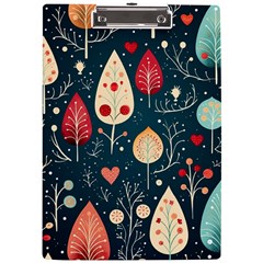 Christmas Tree Pattern A4 Acrylic Clipboard