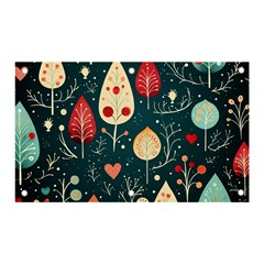 Christmas Tree Pattern Banner And Sign 5  X 3  by Paksenen