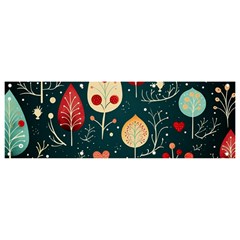 Christmas Tree Pattern Banner And Sign 9  X 3 