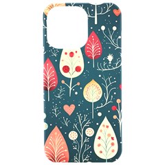 Christmas Tree Pattern Iphone 15 Pro Max Black Uv Print Pc Hardshell Case by Paksenen