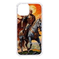 Heroic Trump Warrior In Golden Armor Iphone 14 Tpu Uv Print Case by AwesomeSauce