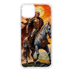 Heroic Trump Warrior In Golden Armor Iphone 14 Plus Tpu Uv Print Case by AwesomeSauce