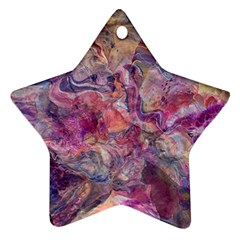 Pour With Cat Star Ornament (two Sides)