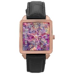 Pour With Cat Rose Gold Leather Watch 