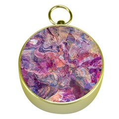 Pour With Cat Gold Compasses by kaleidomarblingart