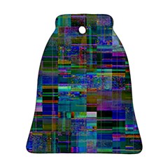 Glitch Chaos Print Bell Ornament (two Sides)