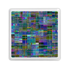 Glitch Chaos Print Memory Card Reader (square)