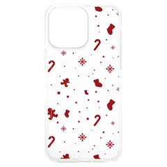 Christmas Xmas Holiday Pattern Background Iphone 15 Plus Tpu Uv Print Case