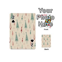 Trees Christmas Holiday Pattern Playing Cards 54 Designs (mini)