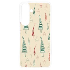 Trees Christmas Holiday Pattern Samsung Galaxy S24 6 2 Inch Tpu Uv Case