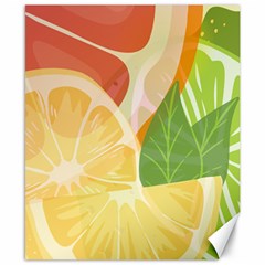 Citrus Fruit Healthy Vitamin Canvas 8  X 10  by Paksenen