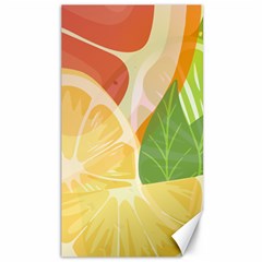 Citrus Fruit Healthy Vitamin Canvas 40  X 72  by Paksenen