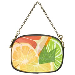 Citrus Fruit Healthy Vitamin Chain Purse (one Side) by Paksenen