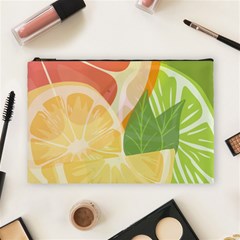 Citrus Fruit Healthy Vitamin Cosmetic Bag (large) by Paksenen