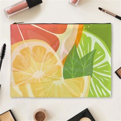 Citrus Fruit Healthy Vitamin Cosmetic Bag (xl) by Paksenen