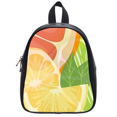 Citrus Fruit Healthy Vitamin School Bag (small) by Paksenen