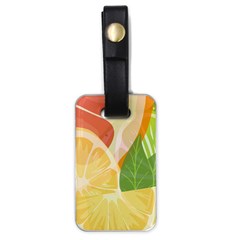 Citrus Fruit Healthy Vitamin Luggage Tag (one Side) by Paksenen