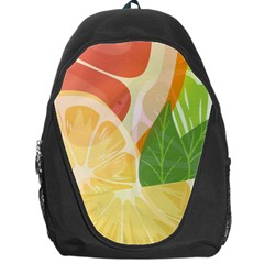 Citrus Fruit Healthy Vitamin Backpack Bag by Paksenen