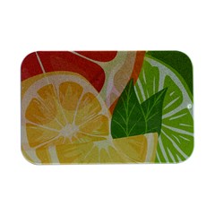 Citrus Fruit Healthy Vitamin Open Lid Metal Box (silver)   by Paksenen