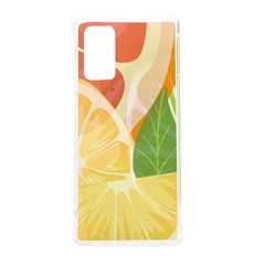 Citrus Fruit Healthy Vitamin Samsung Galaxy Note 20 Tpu Uv Case by Paksenen