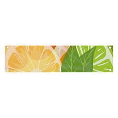 Citrus Fruit Healthy Vitamin Banner And Sign 4  X 1  by Paksenen