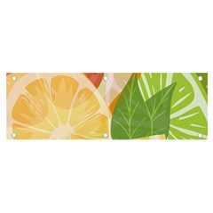 Citrus Fruit Healthy Vitamin Banner And Sign 6  X 2  by Paksenen