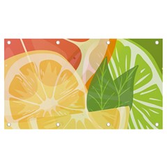 Citrus Fruit Healthy Vitamin Banner And Sign 7  X 4  by Paksenen