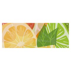 Citrus Fruit Healthy Vitamin Banner And Sign 8  X 3  by Paksenen