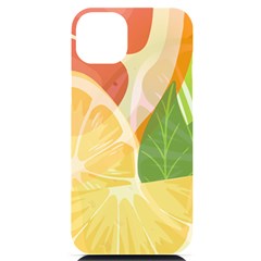 Citrus Fruit Healthy Vitamin Iphone 14 Plus Black Uv Print Pc Hardshell Case by Paksenen