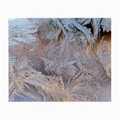 Window Pattern Winter Frost Small Glasses Cloth by Paksenen