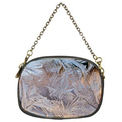 Window Pattern Winter Frost Chain Purse (two Sides) by Paksenen