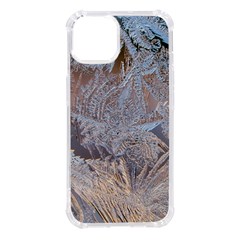 Window Pattern Winter Frost Iphone 14 Tpu Uv Print Case by Paksenen