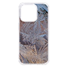 Window Pattern Winter Frost Iphone 14 Pro Tpu Uv Print Case by Paksenen