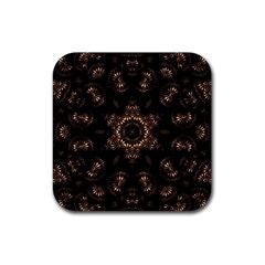 Bronze Age Mandala Rubber Coaster (square) by MRNStudios