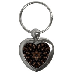 Bronze Age Mandala Key Chain (heart)