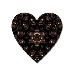 Bronze Age Mandala Heart Magnet